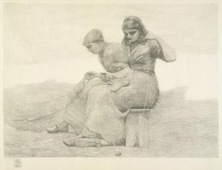 Winslow Homer - Mending The Tears (Goodrich 97)