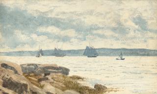 Winslow Homer - Sailboats at Gloucester