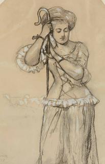 Winslow Homer - Shepherdess