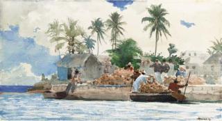 Winslow Homer - Sponge Fishermen, Bahamas