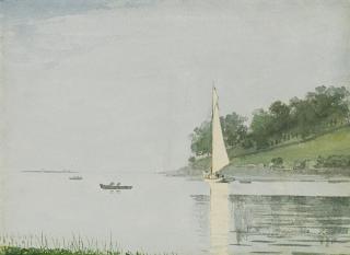 Winslow Homer - Yacht In A Cove, Gloucester