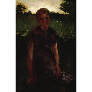 Winslow Homer - Young Girl In A Landscape