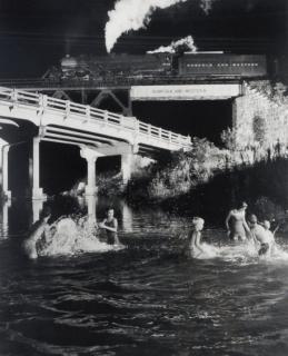 Winston O. Link - Hawksbill Creek Swimming hole, c. 1956