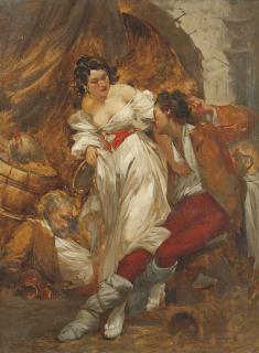 Witman Etelka Vizkeleti - The tambourine girl