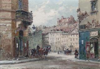 Wladyslaw T. Chemielinski - A Market Square, Warsaw
