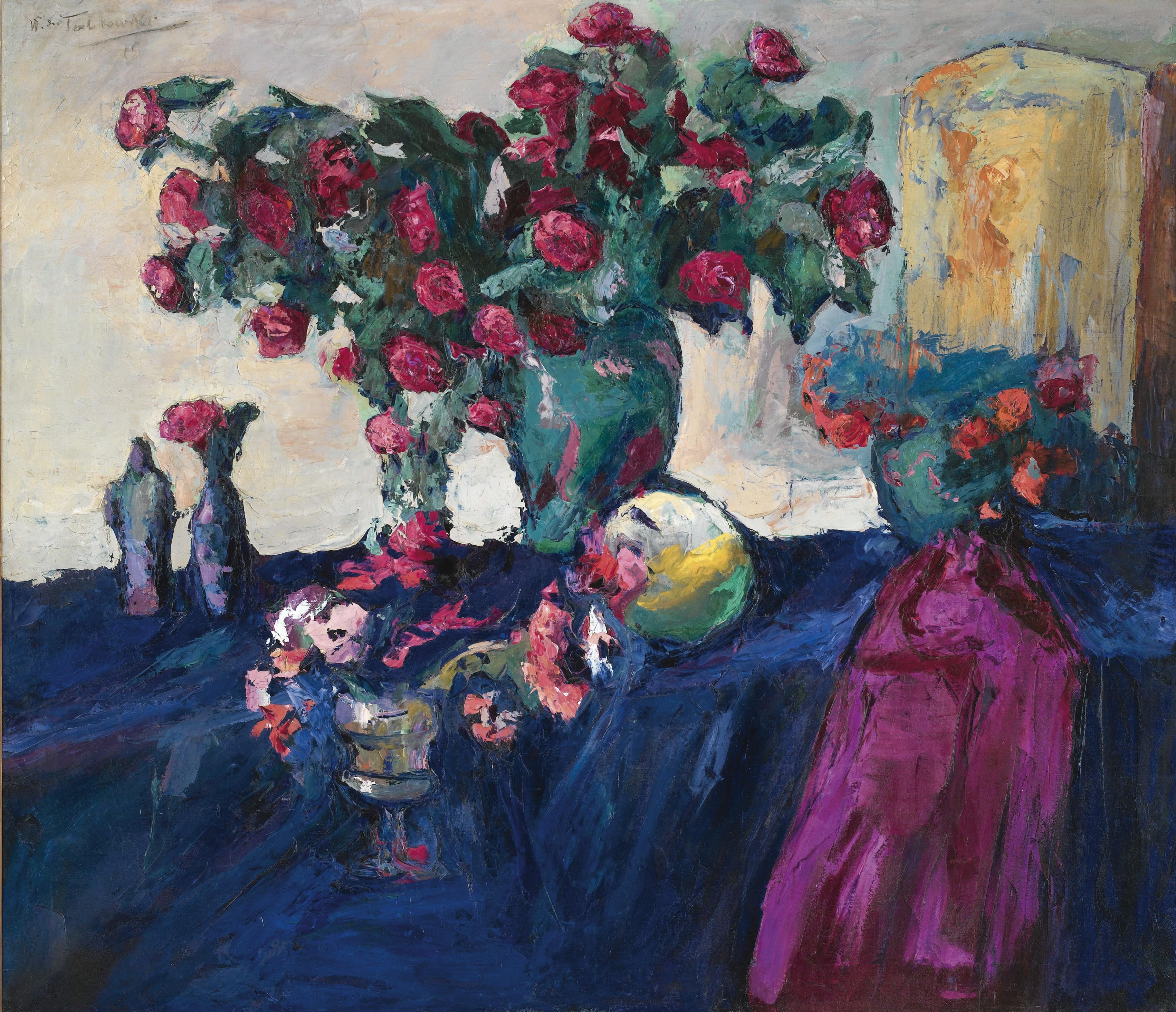 Wlodzimierz Terlikowski - Polish roses And Anemones