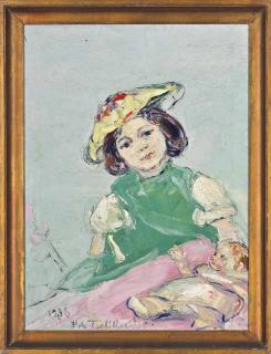 Wlodzimierz Terlikowski - Portrait Of A Young Girl