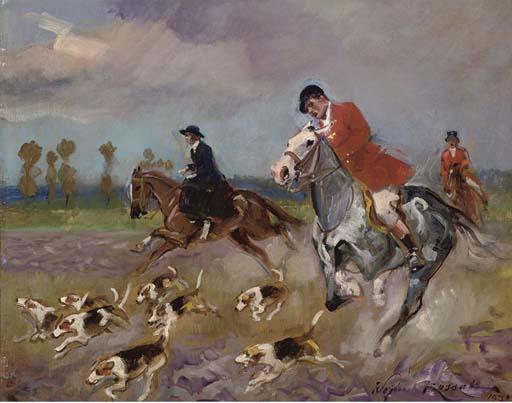 Woiciech Kossak - On the scent