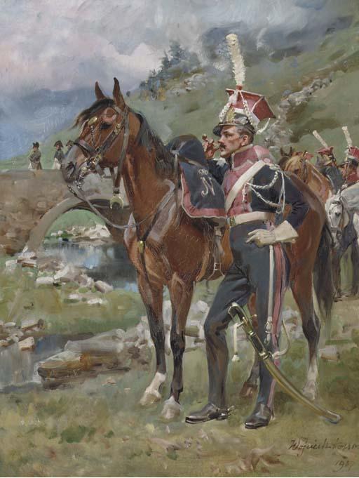 Wojciech Kossak - Polish Lancers Of The French Imperial Guard