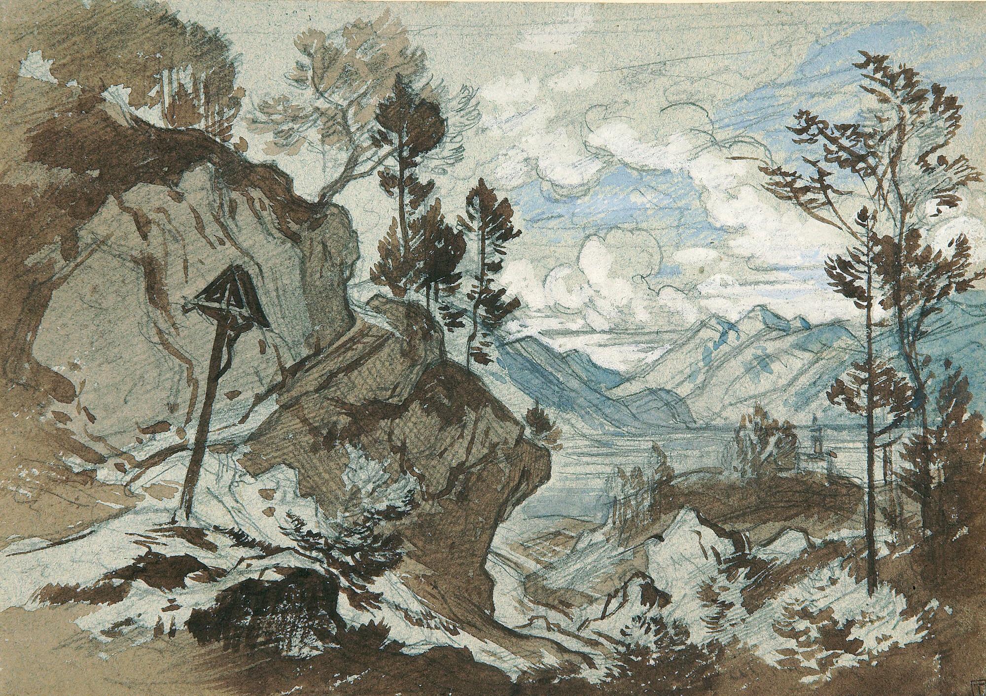 Woldemar Rau - Bayerische Seenlandschaft.