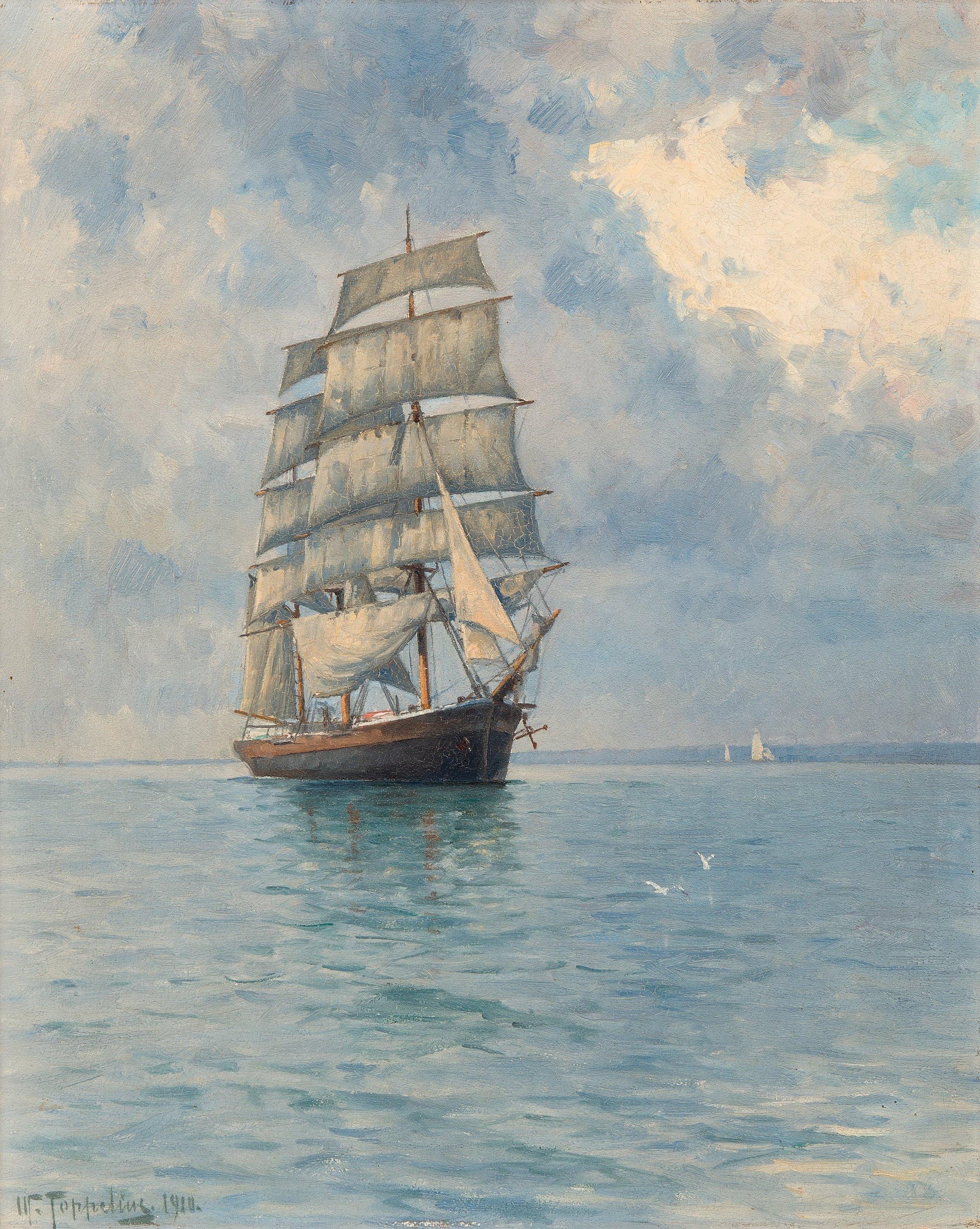 Woldemar Toppelius - A Ship.