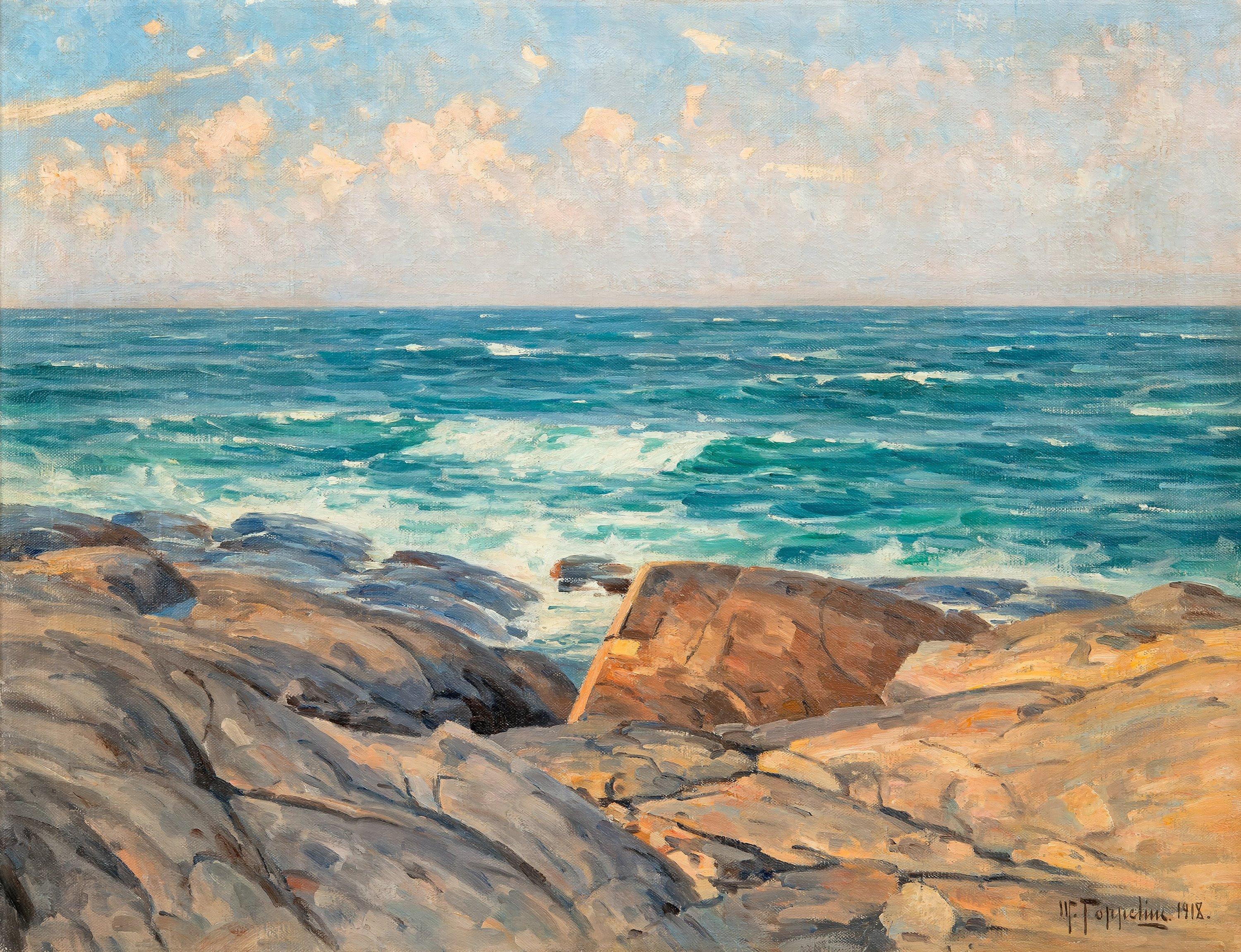 Woldemar Toppelius - Cliffs On The Shore.