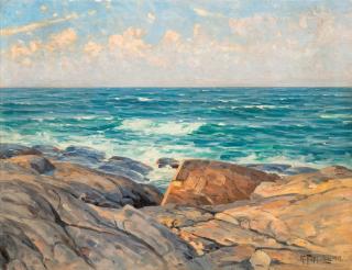 Woldemar Toppelius - Cliffs On The Shore.
