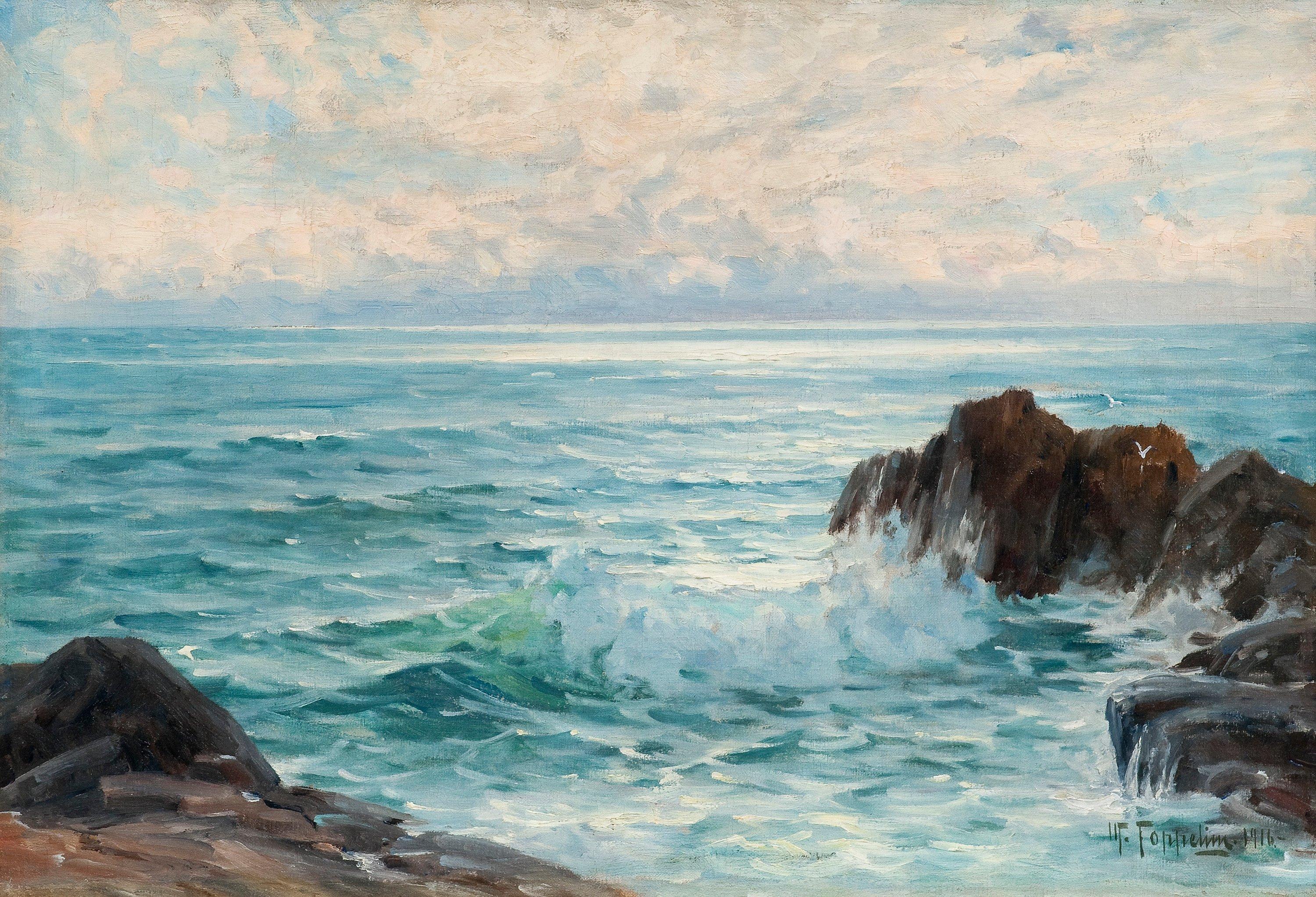 Woldemar Toppelius - Seascape.