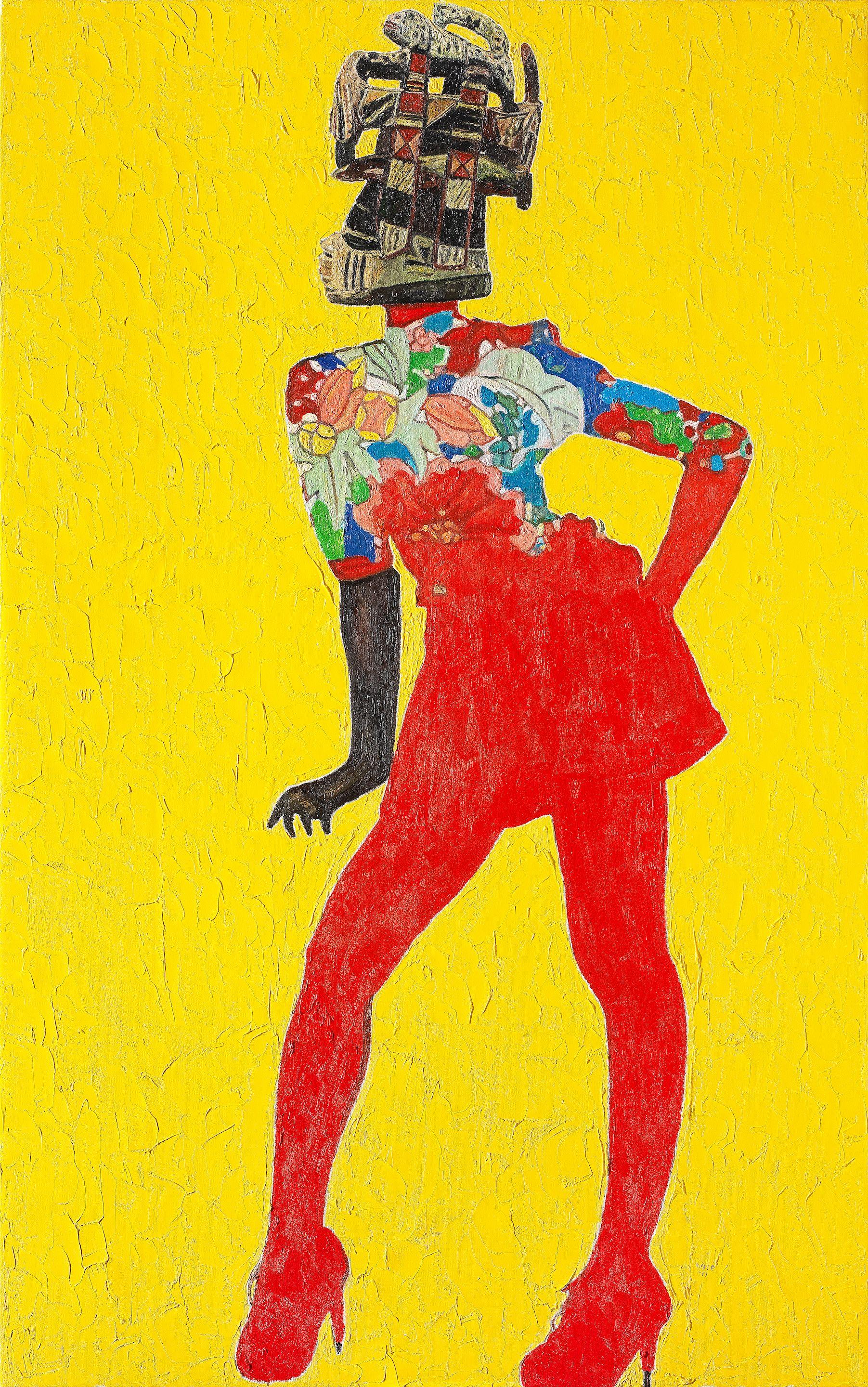 Wole Lagunju - La Parisienne II