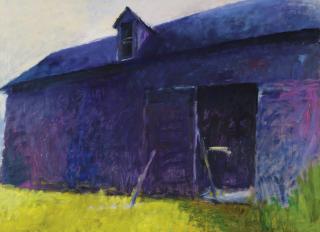 Wolf Kahn - Barn Against The Sun #2