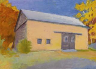 Wolf Kahn - Barn On The Ames Hill Road