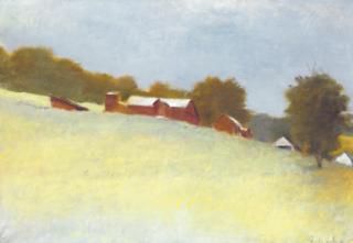 Wolf Kahn - Bullock Farm #3