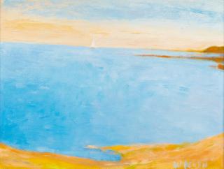 Wolf Kahn - „Distant Sail“