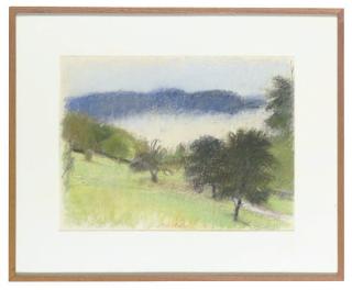 Wolf Kahn - Fog Caught In The Valley