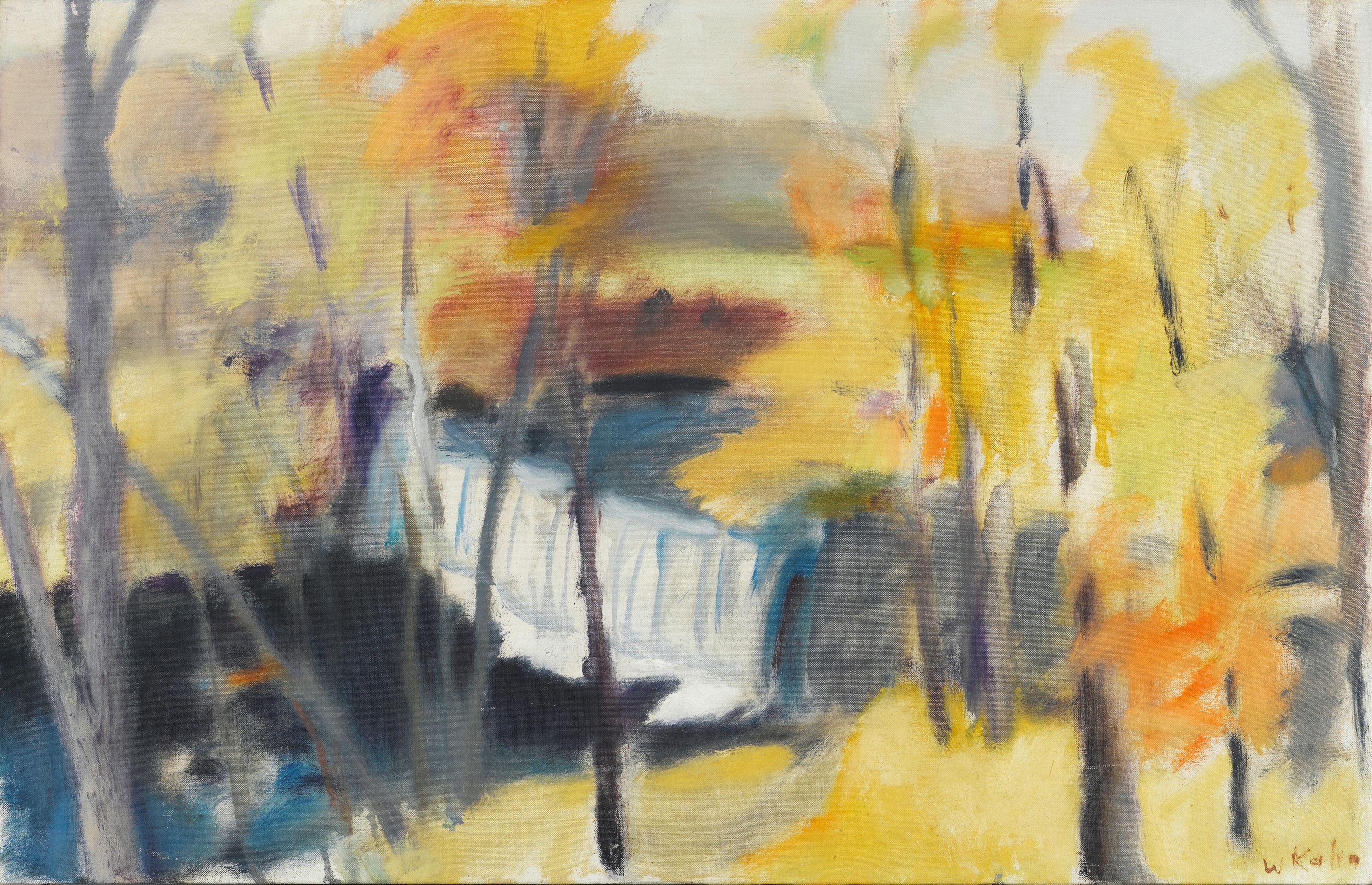 Wolf Kahn - Great Falls, Paterson, NJ