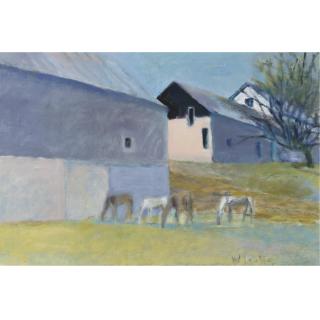 Wolf Kahn - Lucy Bump\'S Barn