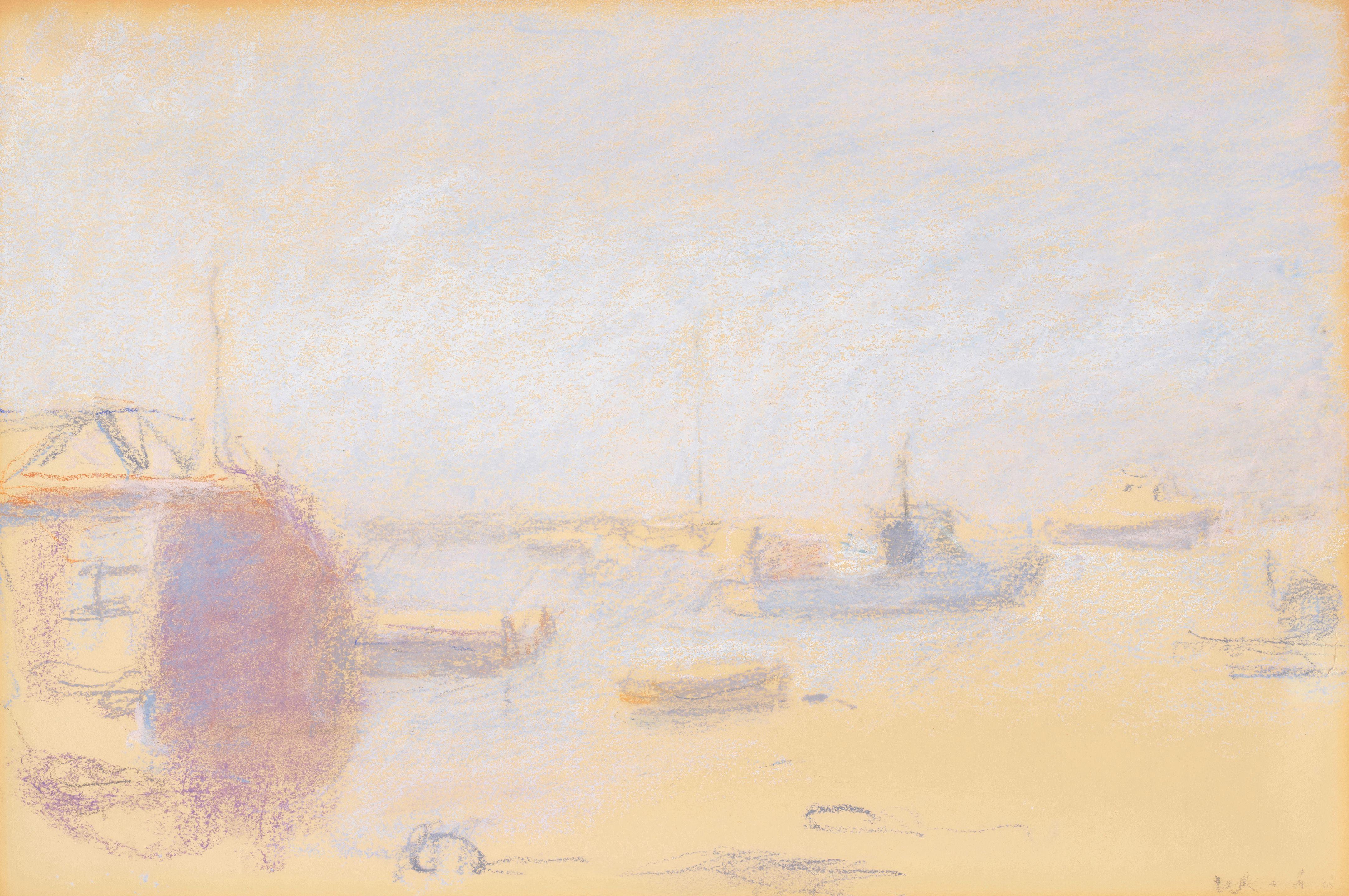 Wolf Kahn - Maine Harbor