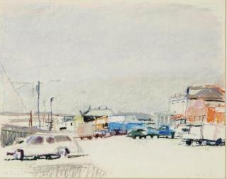 Wolf Kahn - Morgan City, Louisiana