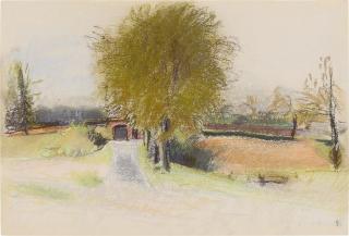 Wolf Kahn - New Haven Waterworks