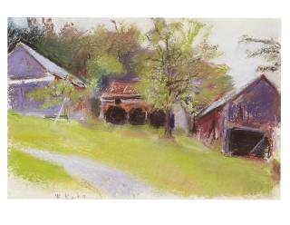 Wolf Kahn - On the Matt Farm