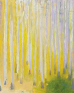 Wolf Kahn - Small Cypress Painting From Florida