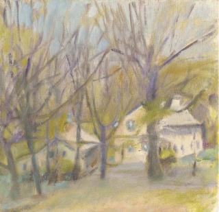 Wolf Kahn - Suburban Spring