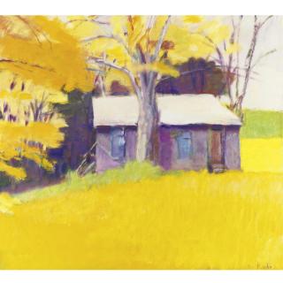 Wolf Kahn - The White Roof (Emily\'S Studio)