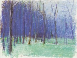 Wolf Kahn - Up The Hill And Into The Woods