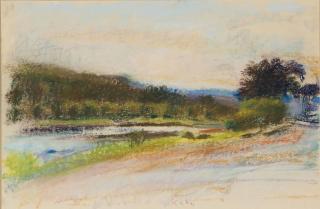 Wolf Kahn - White River