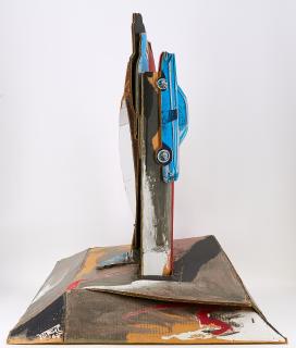 Wolf Vostell - Cadillac-Brunnen.