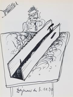 Wolf Vostell - Dejeuner du 3.10.90