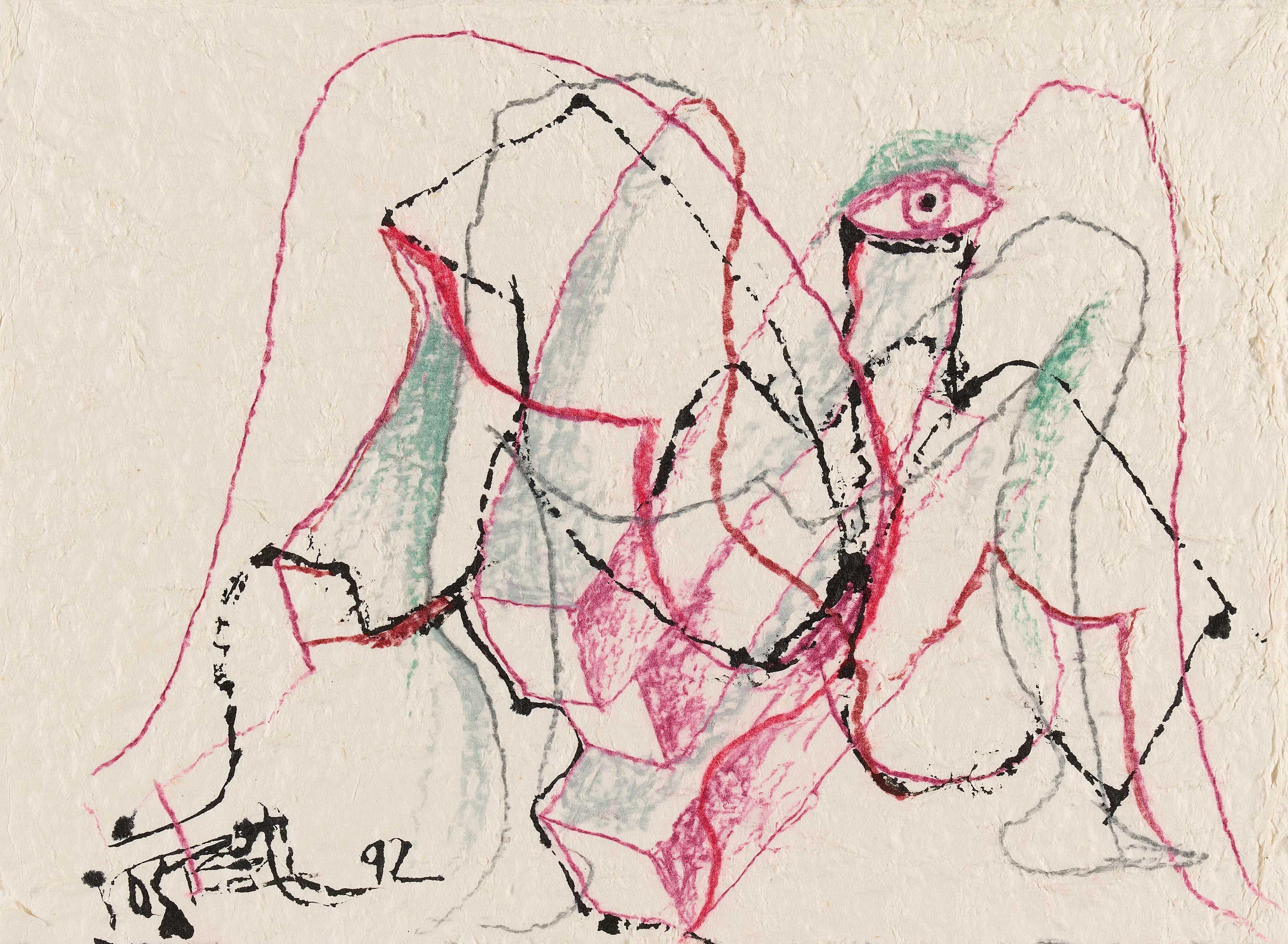 Wolf Vostell - Ohne Titel (Vostell/003).