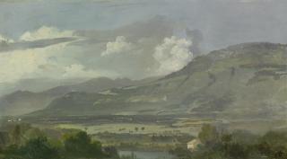 Wolfgang Adam Töpffer - Alpine Landscape Near Geneva With A View Of Les Voirons