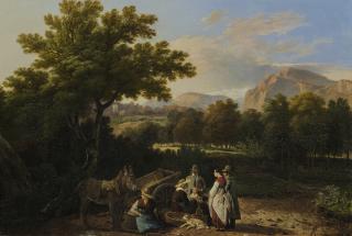 Wolfgang Adam Töpffer - La Halte Des Paysans