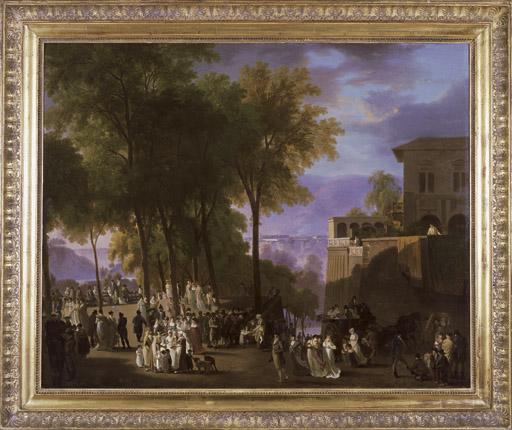 Wolfgang-Adam Toepffer - La Promenade de la Treille à Genève, um 1820