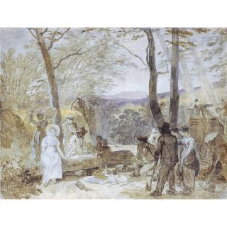 Wolfgang Adam Töpffer - Les Bûcherons The Woodcutter