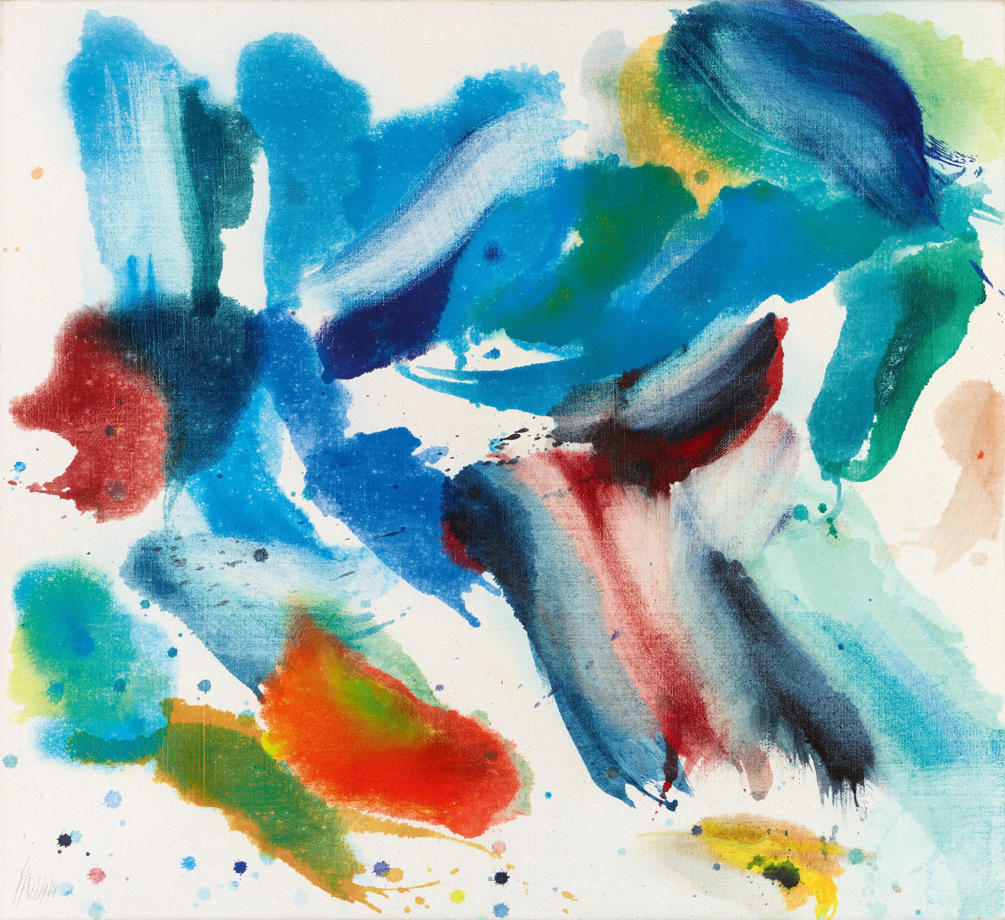 Wolfgang Hollegha - Blaue Mütze