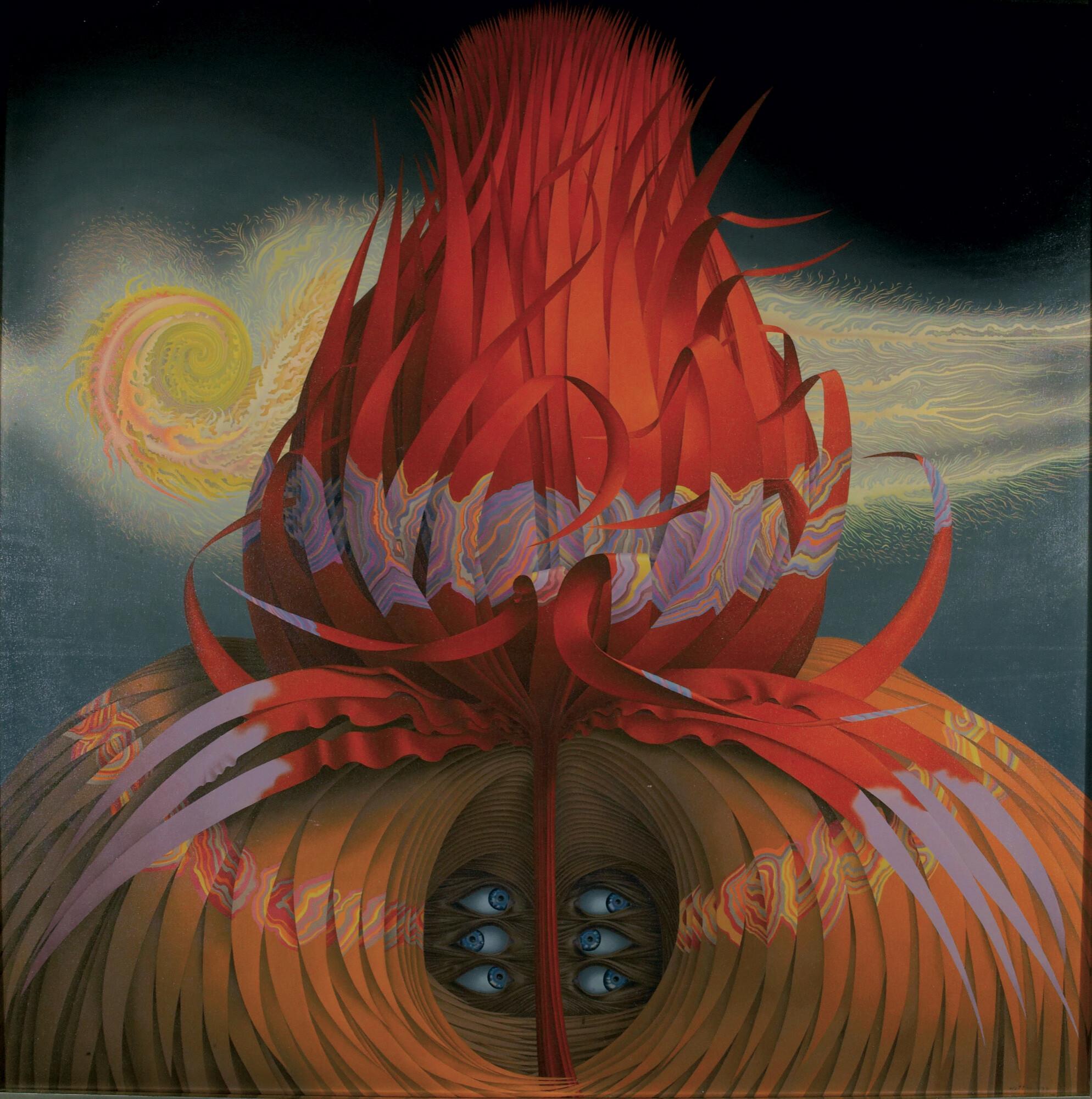 Wolfgang Hutter - Augenblume mit Gestirn.