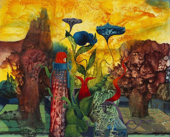 Wolfgang Hutter - Ohne Titel (Phantastische Landschaft)