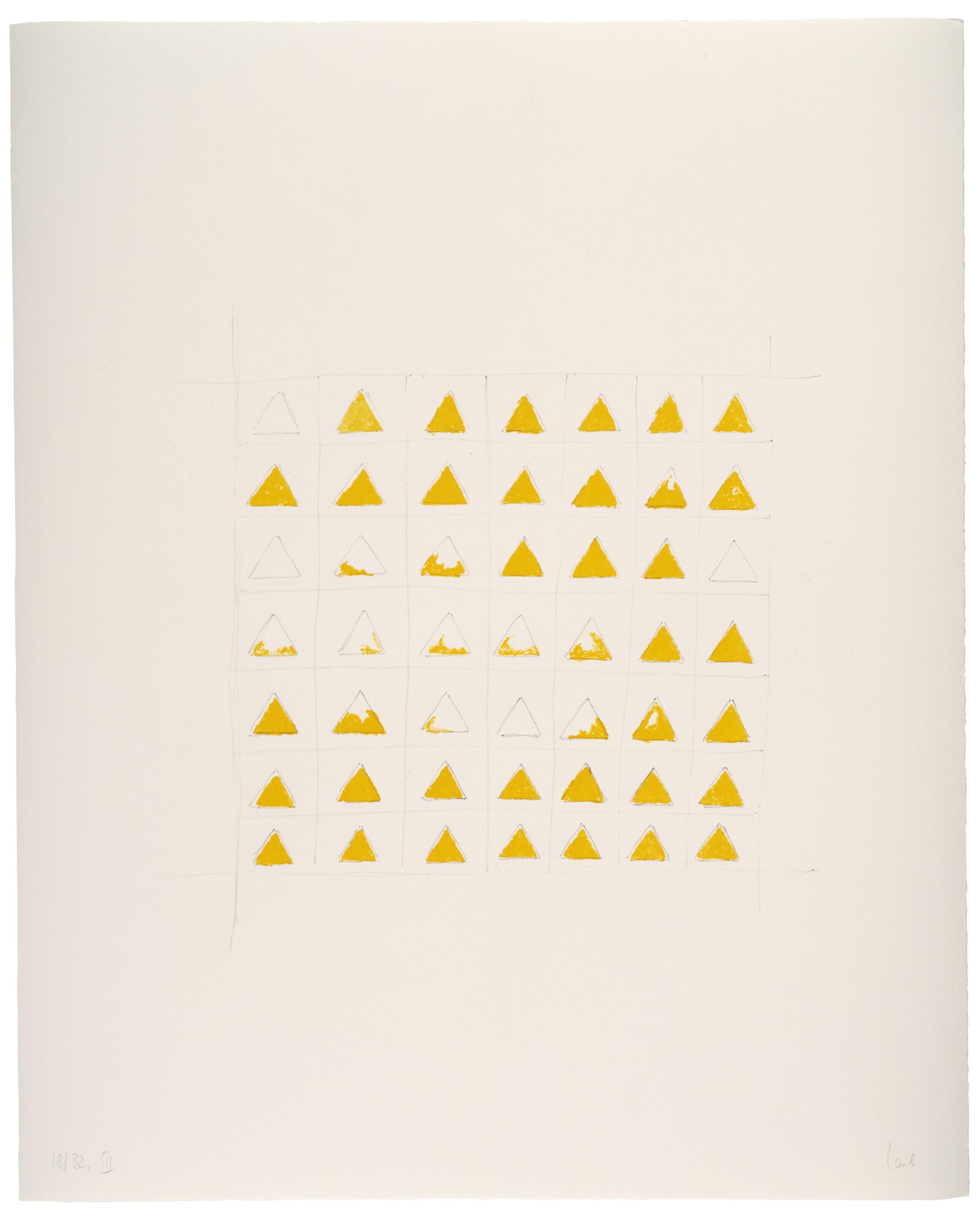 Wolfgang Laib - Die neun Planeten oder wie die Zusammenhänge auch sein könnten