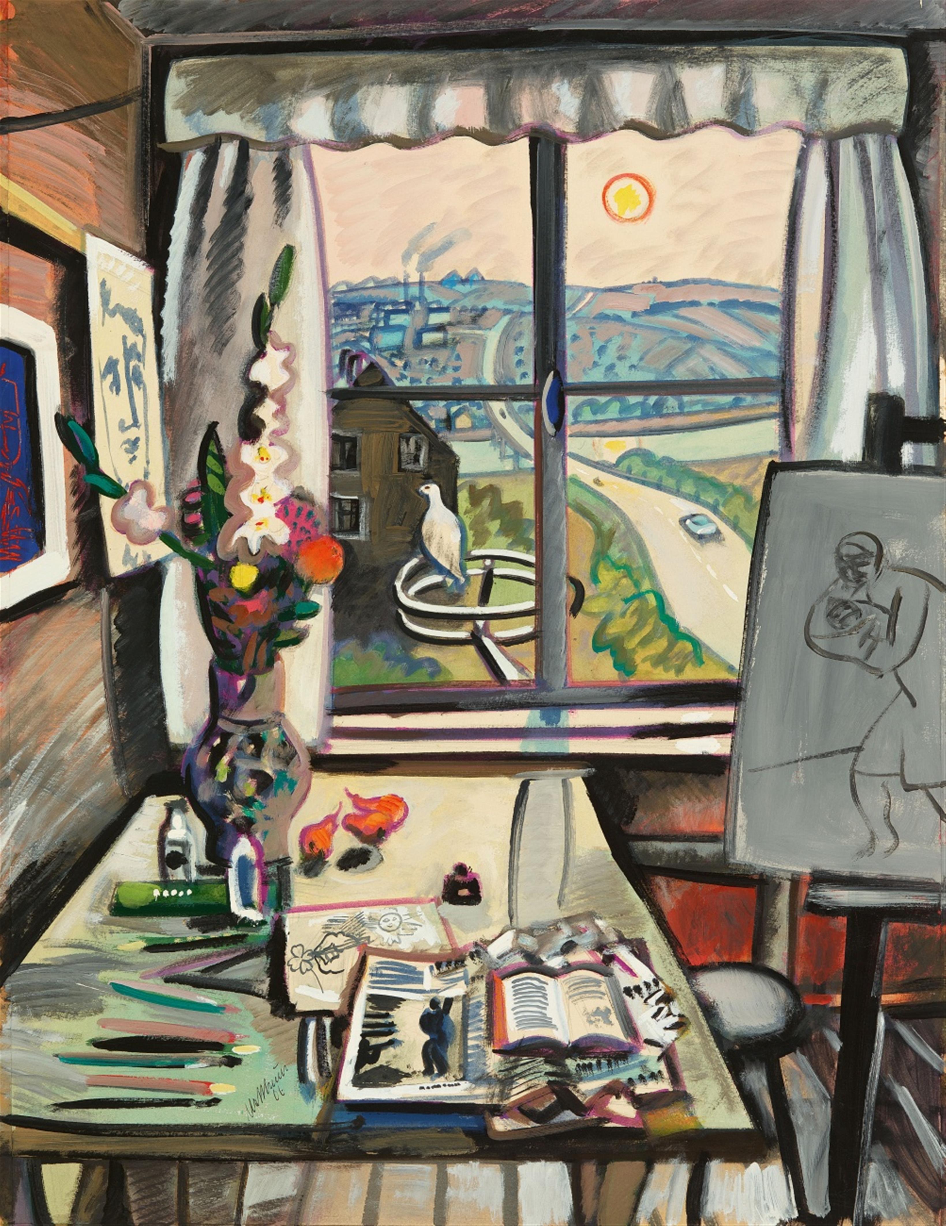 Wolfgang Mattheuer - Ohne Titel (Sonnenfenster)