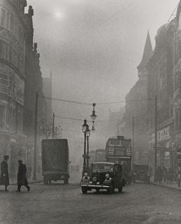 Wolfgang Suschitzky - View From Charing Cross Road, Traffic In London Fog, 1935