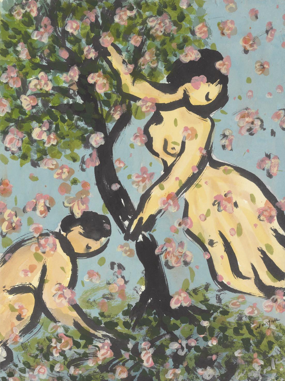 Wonsook Kim - Cherry blossoms, 2007