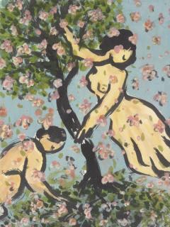 Wonsook Kim - Cherry blossoms, 2007